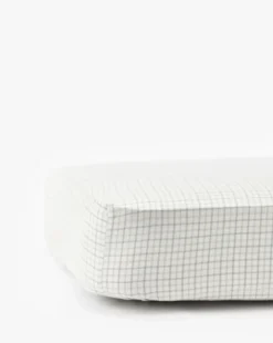 Nell Blue Crib Sheet