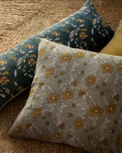 Orchid Floral Pillow Cover