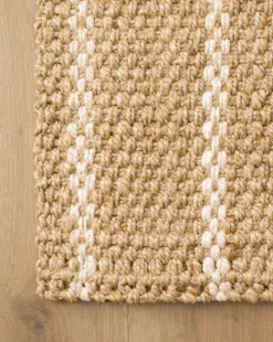 Panama Stripe Handwoven Jute Rug