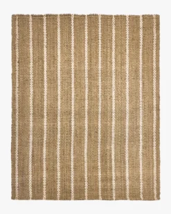 Panama Stripe Handwoven Jute Rug