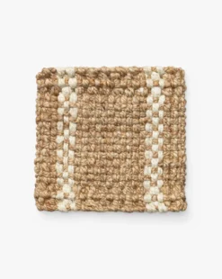 Panama Stripe Handwoven Jute Rug