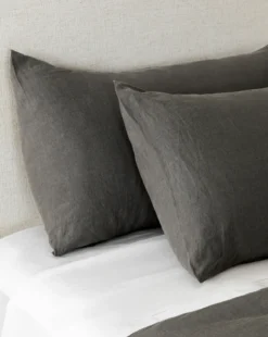 Penelope Gray Linen Shams (Set of 2)