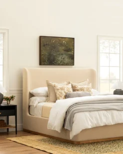 Penelope White Linen Duvet Cover