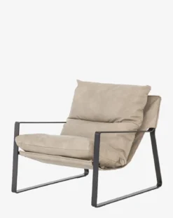 Peyton Leather Sling Chair