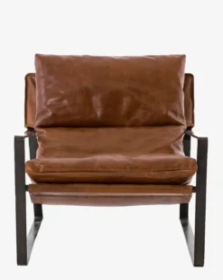 Peyton Leather Sling Chair