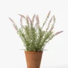 Potted Faux Lavender Topiary