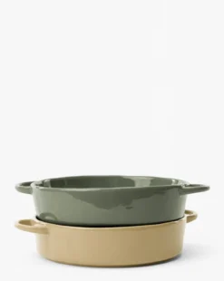 2 Quart Stoneware Baker (Set of 2)