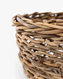 Rattan Open Weave Basket