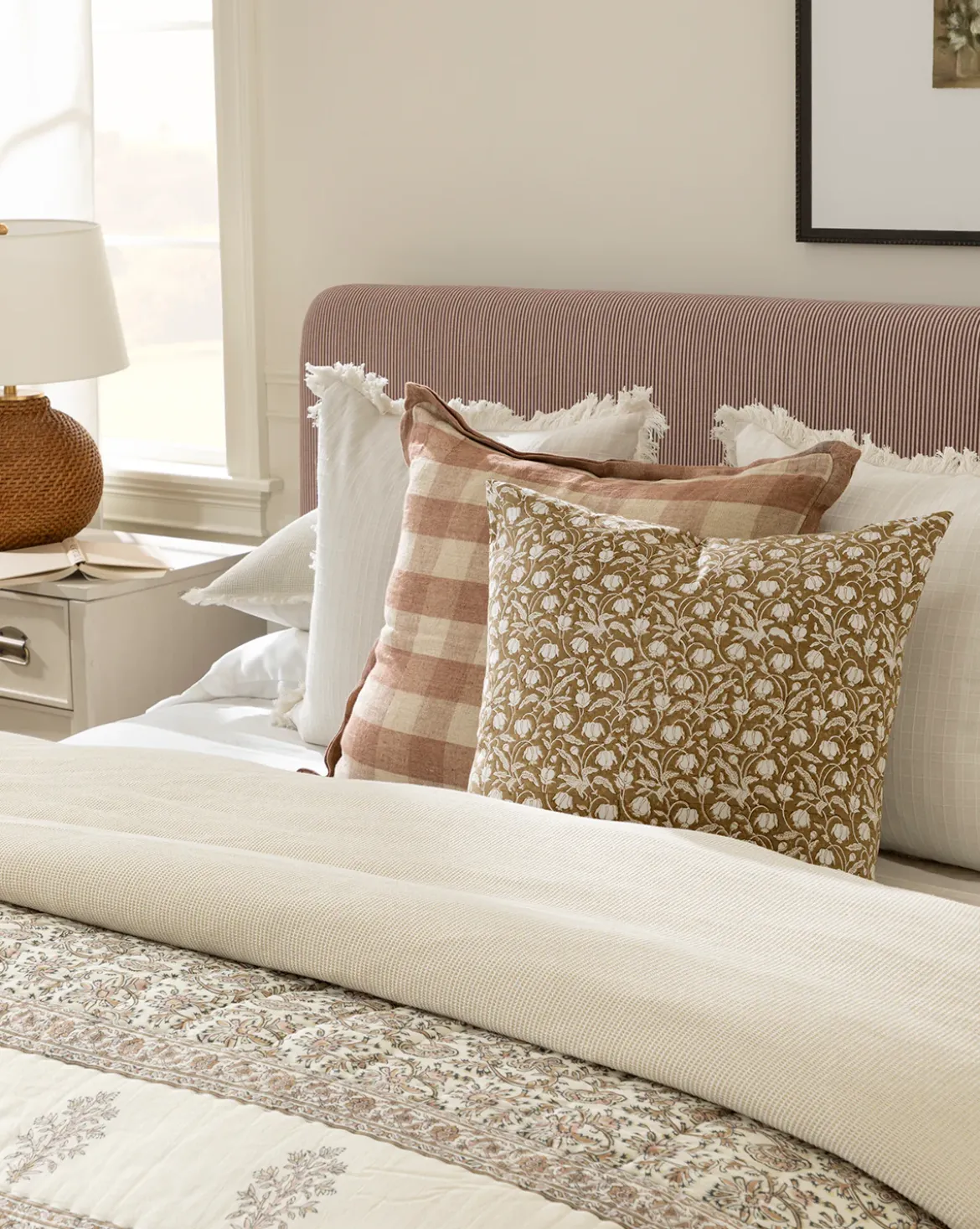 Ravenna Block Print Pillow Cover