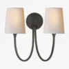 Reed Double Sconce