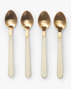 Resin Handled Cocktail Spoons (Set of 4)
