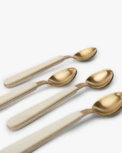 Resin Handled Cocktail Spoons (Set of 4)