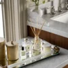 Rhodes Brass & Glass Tray