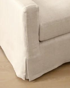Rowan Slipcovered Swivel Armchair