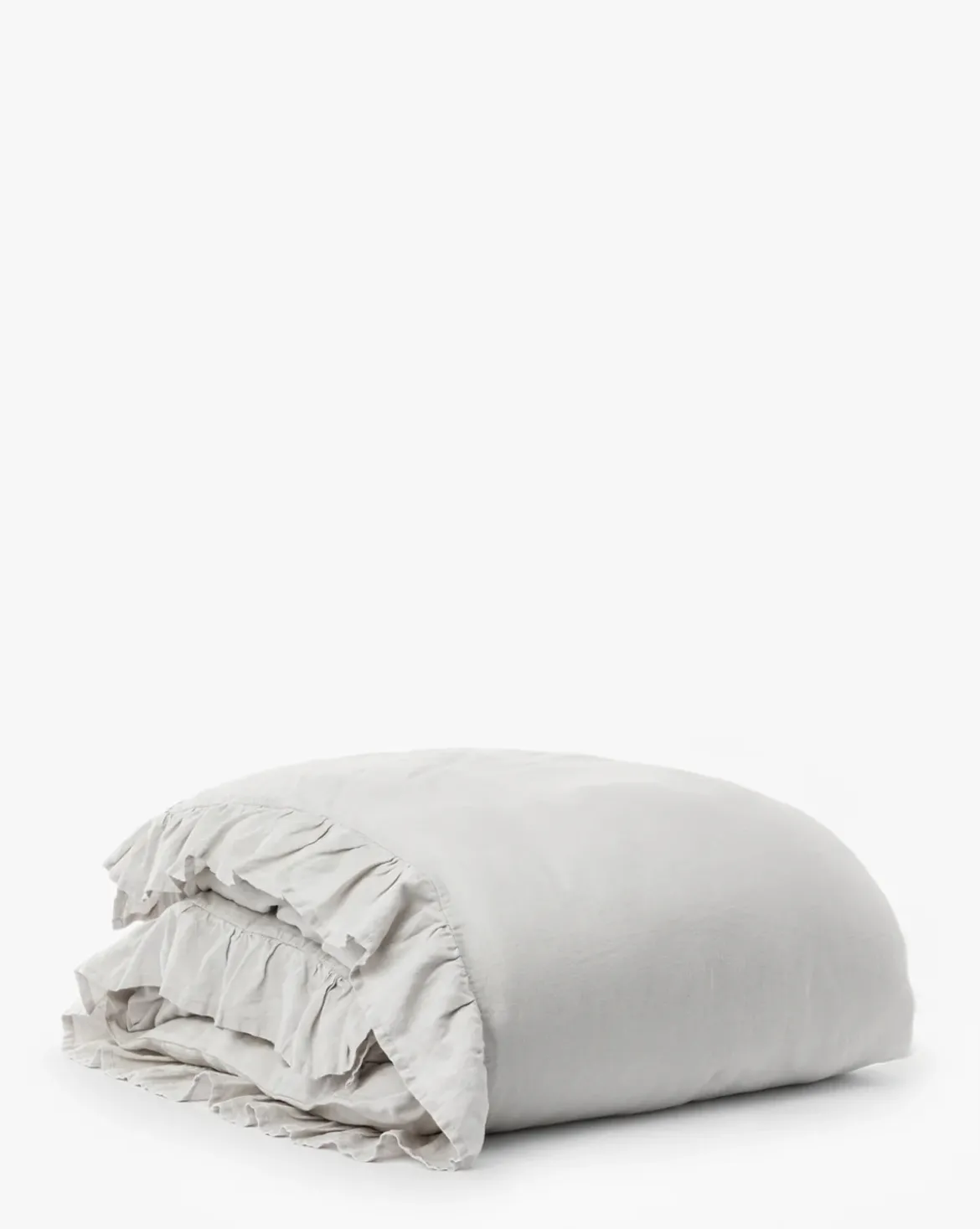 Ruffle Linen Duvet Cover
