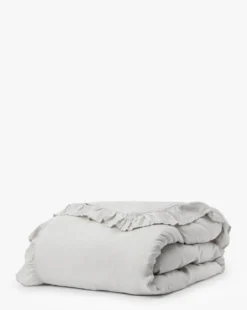 Ruffle Linen Duvet Cover