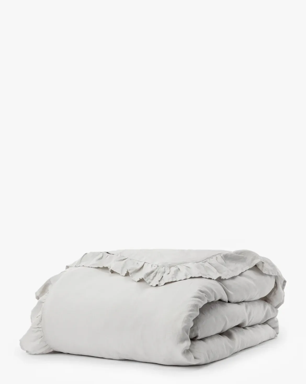 Ruffle Linen Duvet Cover