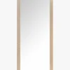 Sabrina Cord & Oak Floor Mirror