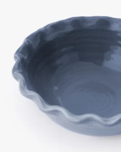 Scalloped Stoneware Bowls (Set of 3)