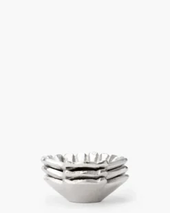 Silver Clam Shell Dishes (Set of 3)