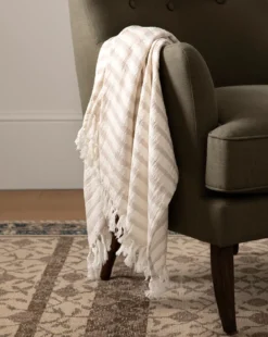 Striped Cotton Throw