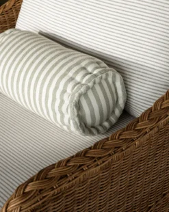 Striped Indoor/Outdoor Bolster Pillow