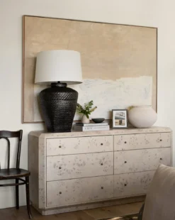 Tali Burl Wood Dresser