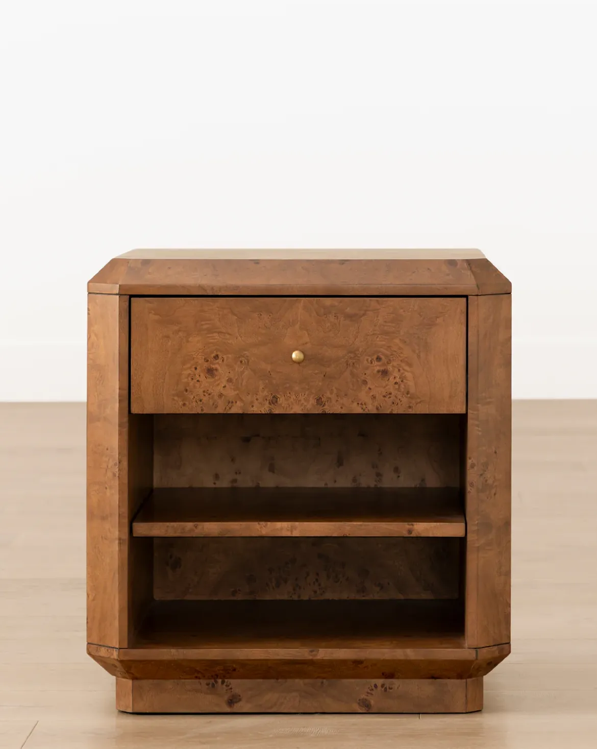 Tali Burl Wood Nightstand