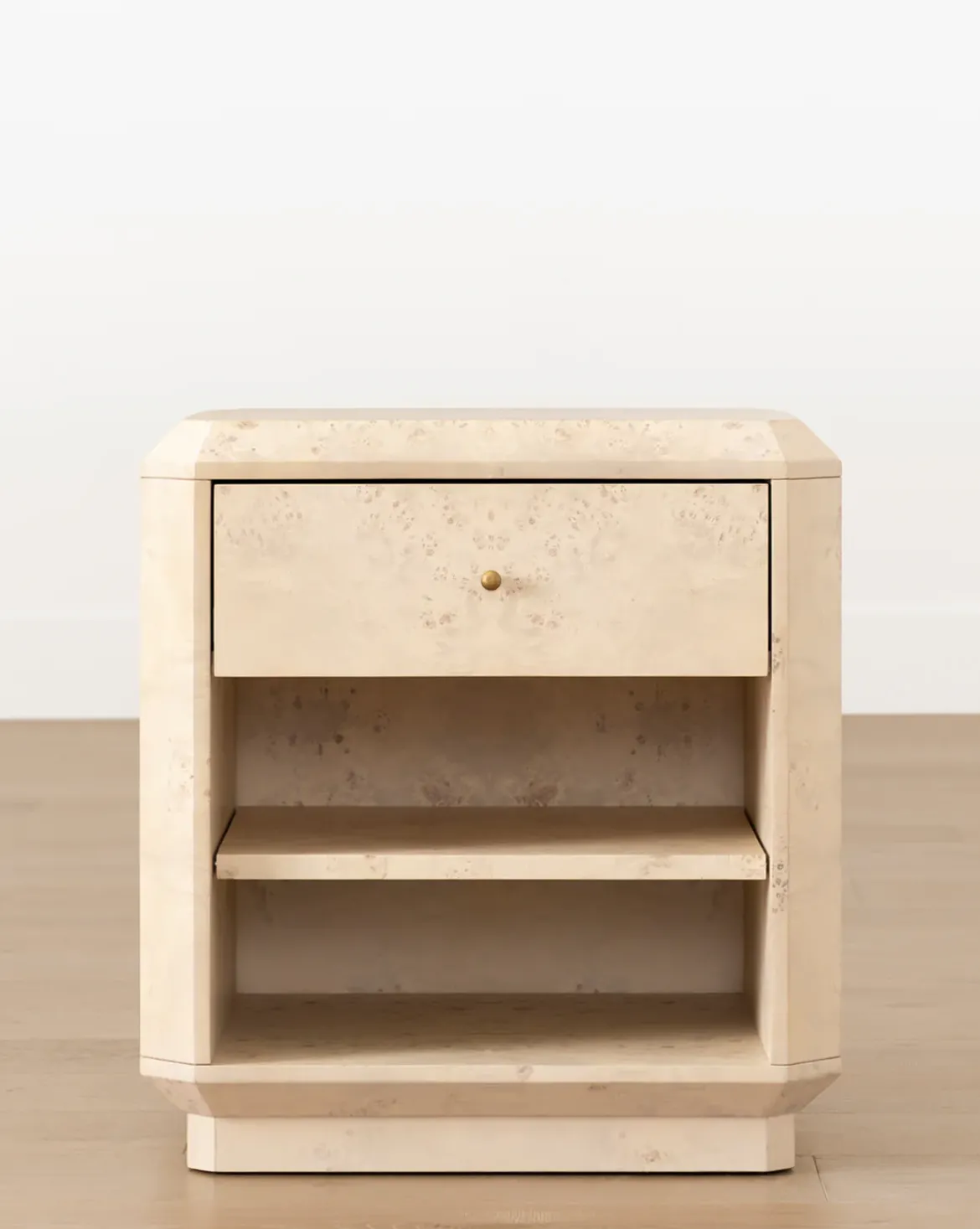 Tali Burl Wood Nightstand