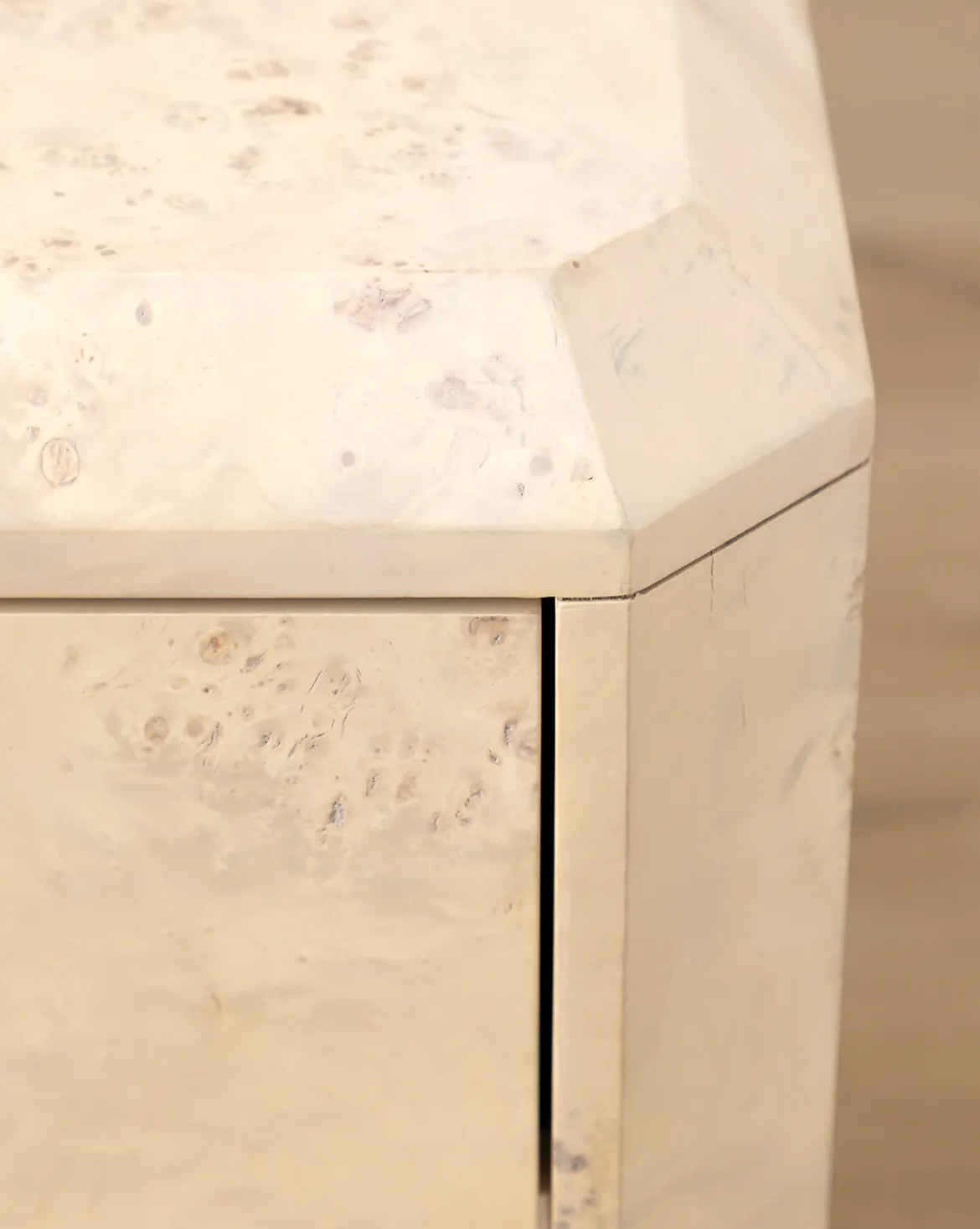 Tali Burl Wood Nightstand