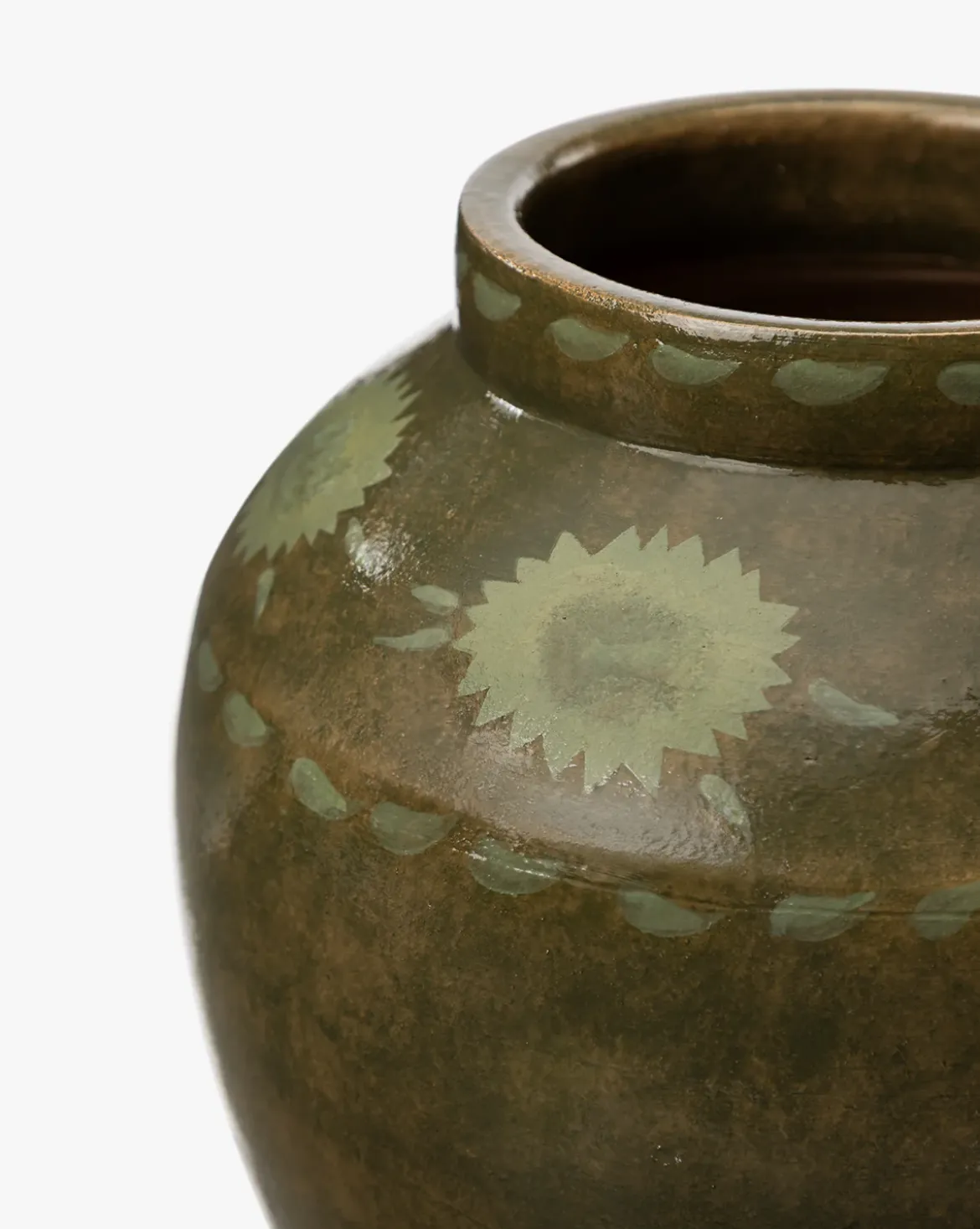 Tilbury Hand-Painted Terracotta Vase