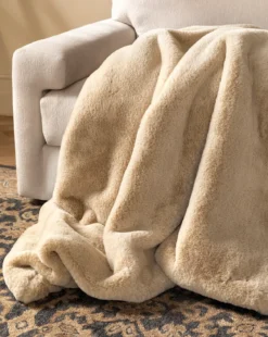 Tove Faux Fur Throw