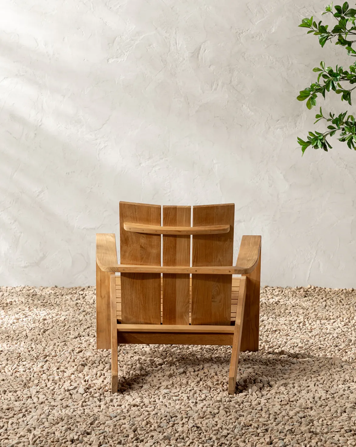 Triby Teak Outdoor Lounge Chair