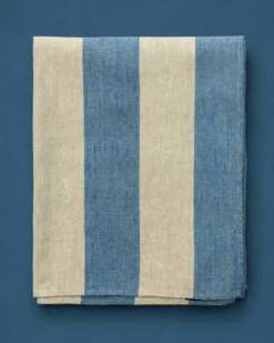 Venice Stripe Linen Tablecloth