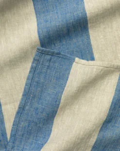 Venice Stripe Linen Tablecloth