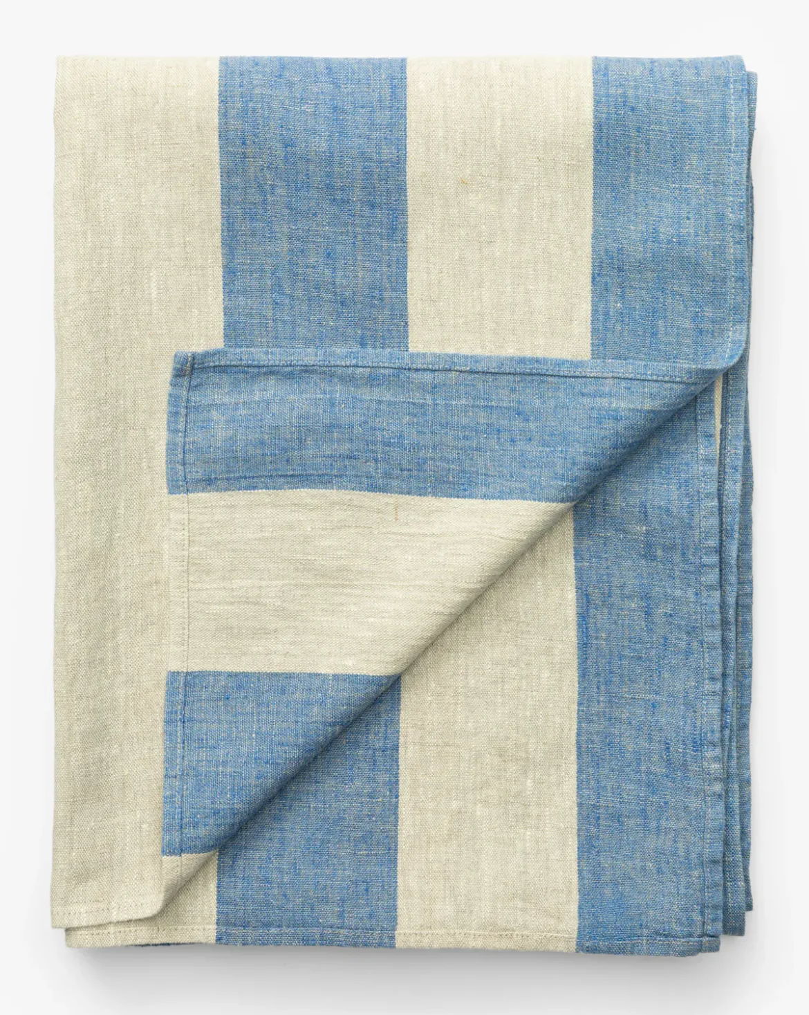 Venice Stripe Linen Tablecloth
