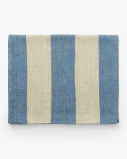 Venice Stripe Linen Tablecloth