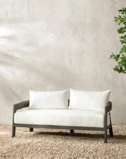 Vento Aluminum Sofa 68"