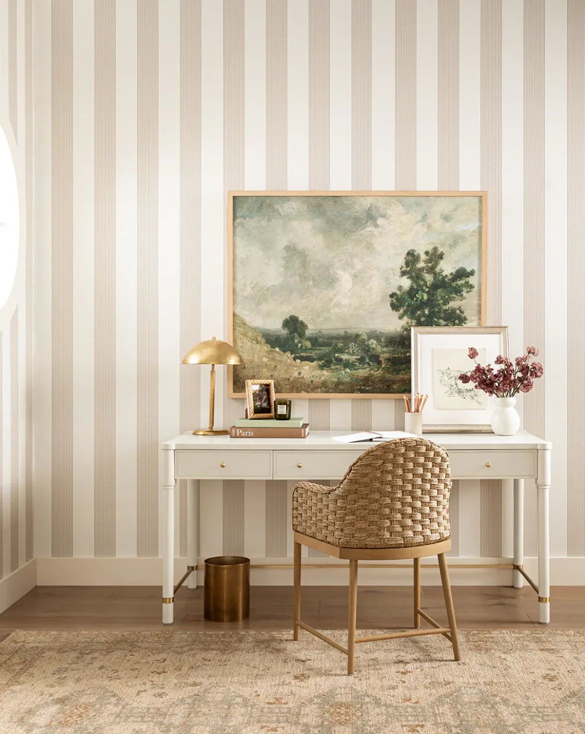 Wilshire Natural Hand-Tufted Wool Rug