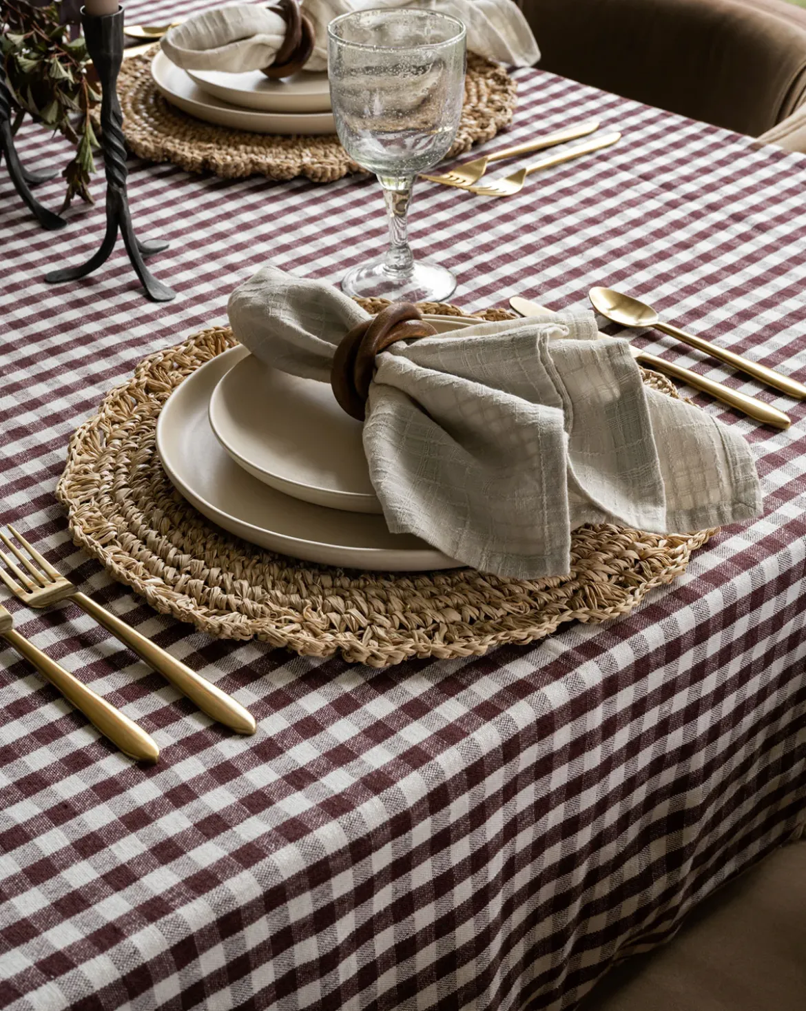 Wooden Interlocked Napkin Ring
