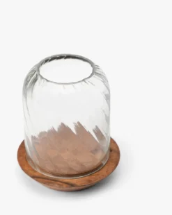 Wood & Glass Hurricane